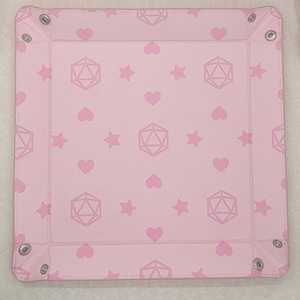 Pastel Dice Tray Pink Dice Tray D&D Accessories image 1