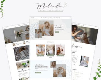 Melinda - Elementor Wordpress Theme, Minimal Wordpress, Coach Website Template