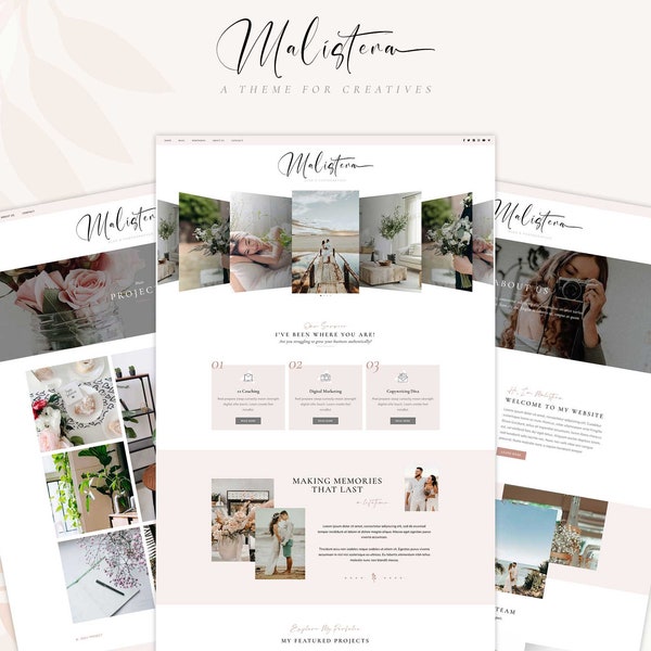 Malistena - Blog & Photographer WP Theme Elementor