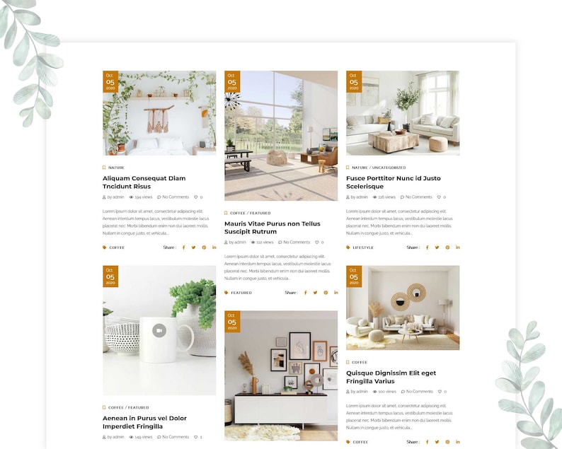 Calantha Wordpress Theme , Premade Templates, Responsive Blog Templates ...