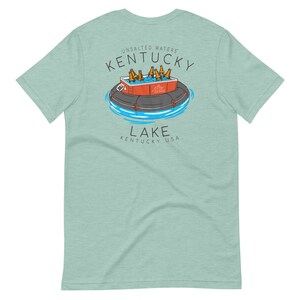 Kentucky Lake Tee Floating Cooler T-shirt UnSalted Waters