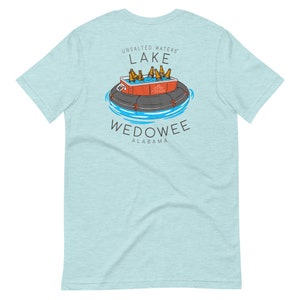 Lake Wedowee Tee Floating Cooler T-shirt UnSalted Waters