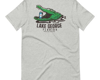 Lake George Gator Tee UnSalted Waters Florida Alligator T-shirt
