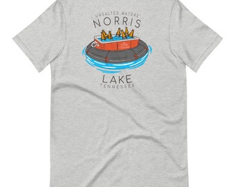 Norris Lake Tee T-shirt Floating Cooler UnSalted Waters