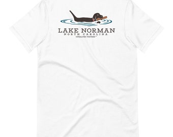 Swimming Lab Lake Norman Tee UnSalted Waters Camiseta Carolina del Norte