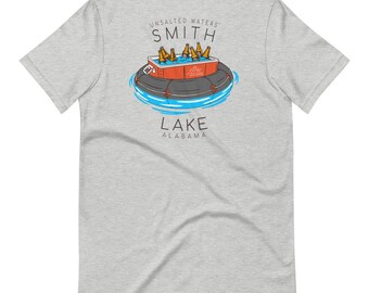 Smith Lake Tee Floating Cooler T-shirt Lewis Smith Lake UnSalted Waters