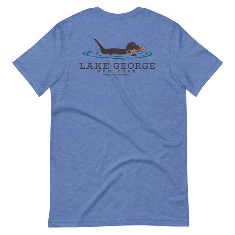 Swimming Lab Lake George Tee UnSalted Waters T-shirt New York image 4