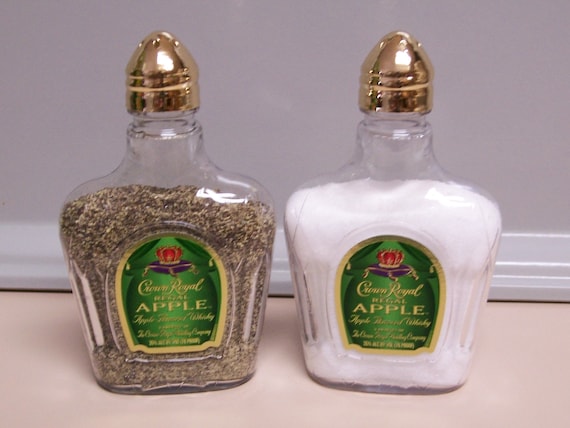 Download Crown Royal Regal Apple Mini 50ml Liquor Bottle Salt Pepper Etsy