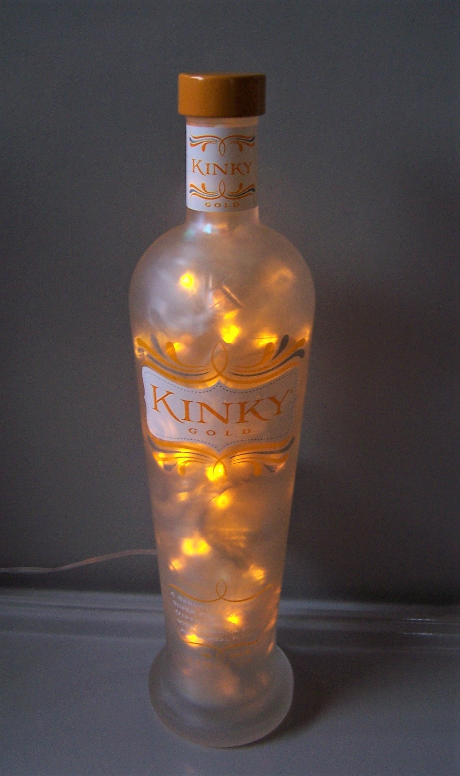 KINKY Gold Liqueur Liquor 750ml Bottle Accent Light w/100 Etsy