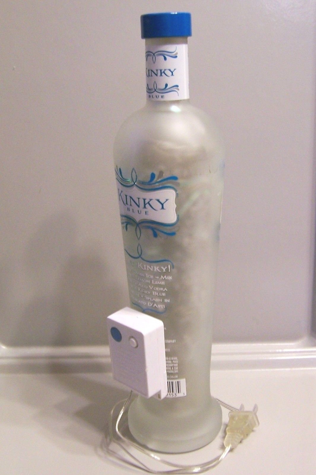 KINKY Blue Liqueur Liquor 750ml Bottle Accent Light w/100 Blue Etsy