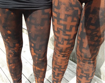 XXS-6XL leggings black goa pixie geometric sacred graphic pattern psy burning cosplay yoga ribbons lacing pattern rave knotted