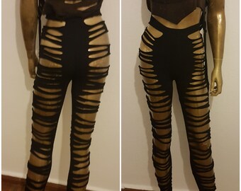 XXS-4XL leggings black cutouts cut out goa pixie hooping psy burning cosplay yoga geometric rave trance party festival gogo slit weave