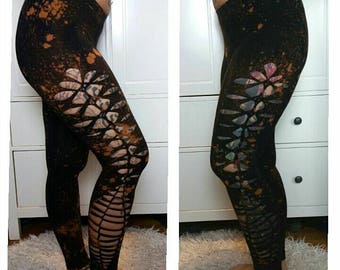 cut up leggings