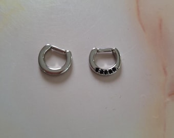 Piercing Clicker Segment Ring Septum Lip Nose Silver Surgical Steel Boho Punk