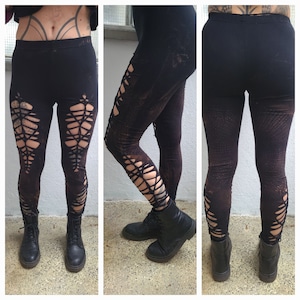 XXS-6XL leggings cutouts cut out batik tie dye ombre festival goa pixie psy cosplay yoga festival hippie rave techno weave party