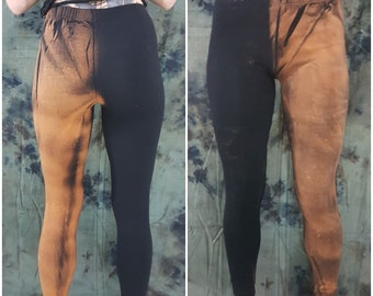XS-4XL half Harley quinn tank girl goa leggings black brown psy pixie ombre labyrinth graphic psy burning yoga pattern batik graphic sacred