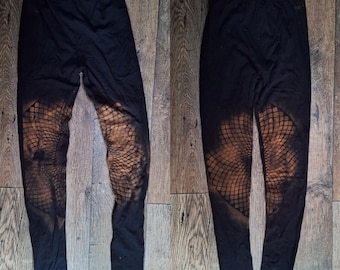XS-4XL leaves leaf forest mandala flower of life leggings goa pixie ombre labyrinth graphic psy burning yoga pattern batik graphic sacred
