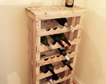 Free standing wine rack