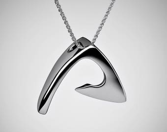 Gift Contemporary necklace pendent gift silver abstract necklace statement pieces that are made to be shown off at an exquisite party design