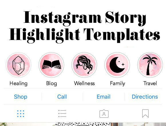Instagram Story Cover Highlights Icons Pale Pink Edition 13 Pack - Etsy
