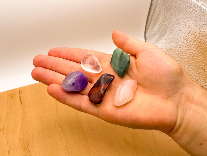 Cancer Crystal Set // Zodiac Tumbled Stones Astrology Set Star Sign ...