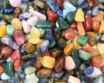 1kg Wholesale Crystals // Mixed Tumbled Stones Large Bulk Wholesale Job Lot  Kilo Healing Gemstones Craft Making Small Business Grade A
