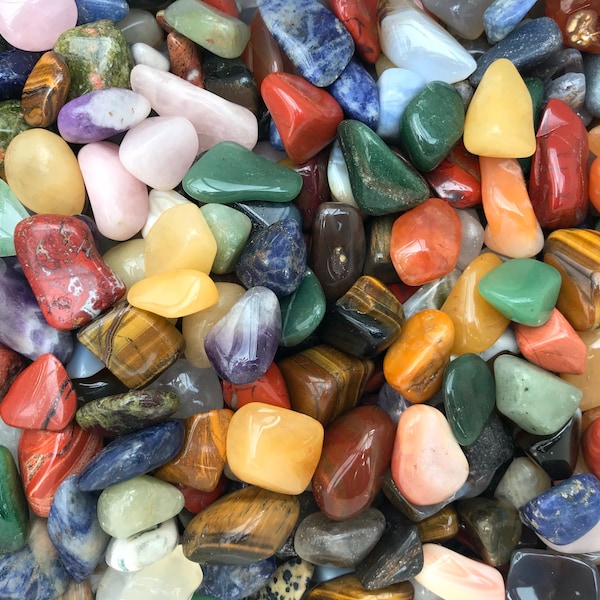 1kg Wholesale Crystals // Mixed Tumbled Stones Large Bulk Wholesale Job Lot Kilo Healing Gemstones Craft Making Small Business Grade A