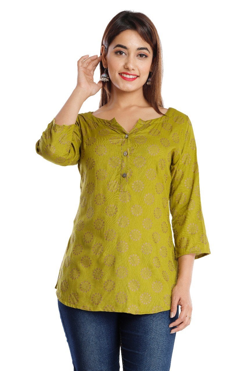 Buy Roza Zara Yellow Short Kurta | Shirt outfit women, Yellow shorts, Kurta  designs women