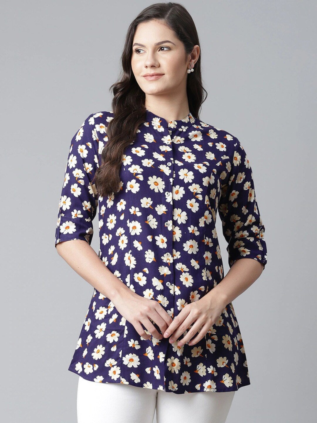 Joyce Petite to Plus Women's Tunics Floral Prints Viscose - Etsy