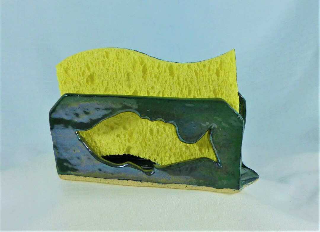 SPONGE HOLDER FISH Pottery Sponge Holder Handmade Sponge Etsy