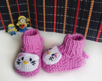 Baby booties, knitted booties, newborn baby booties, handmade booties, newborn gift,  pregnancy gift