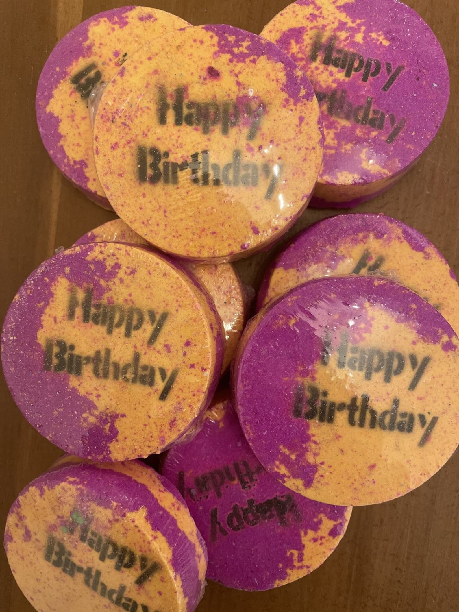 Happy birthday bath bomb Etsy