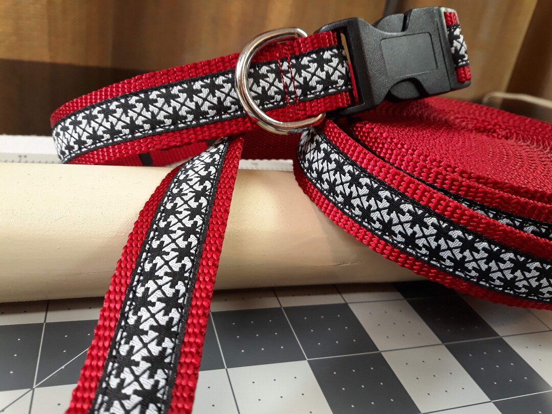 Custom Made Black/white Abstract Pinwheel Eclipse®combination Collar ...