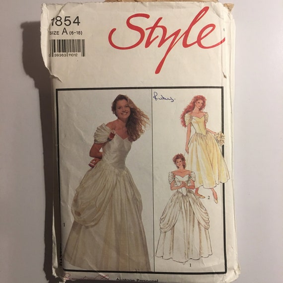 1854 Style Set Of Two Wedding Dresses Multi Size 6 To 18 Etsy