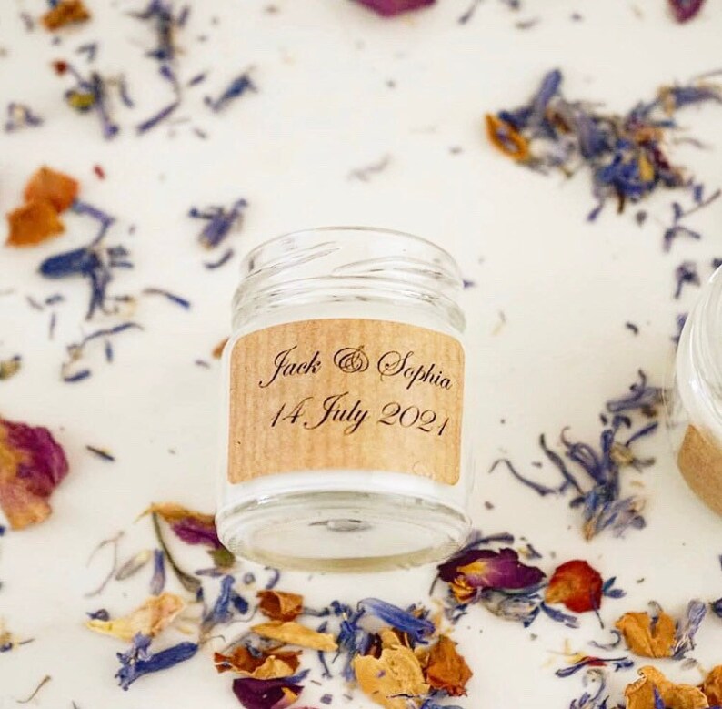 Personalised Scented Candle Wedding Favours / Bridesmaids Etsy