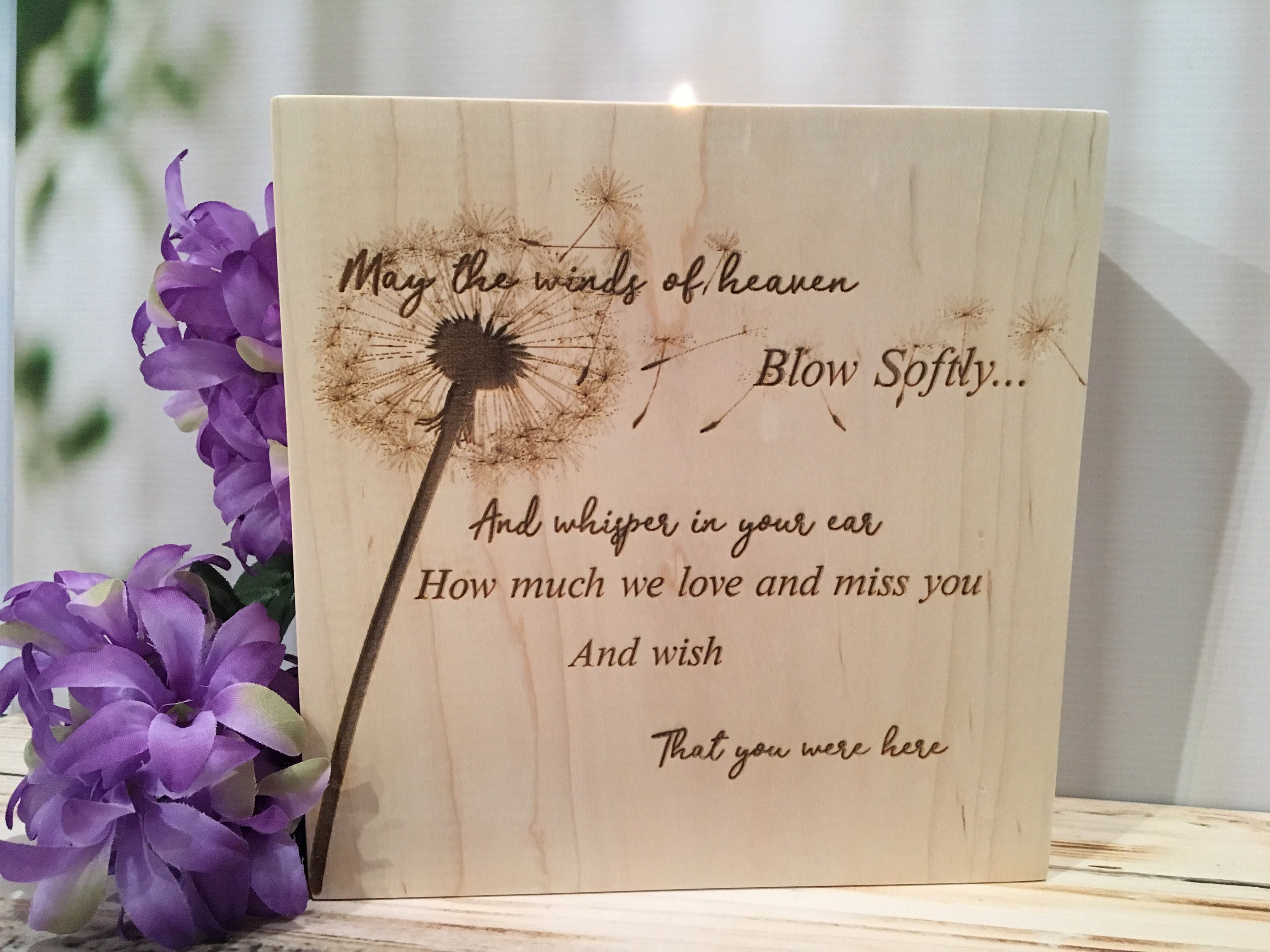 Memorial Gift in Memory of Sympathy Gift in Loving Memory Etsy