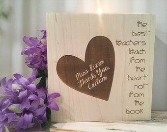 Personalized Teacher Gift | Teacher Appreciation| Teacher Retirement | Gifts for Teachers | Principal Retirement | Engraved Candle