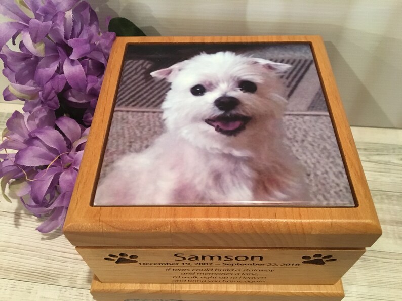 Personalisierte Hund Memorial Urne Pet Urne Einäscherung Hund Etsy