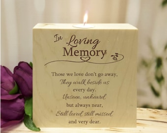 Wedding Remembrance Candle, In Loving Memory Those We Love Don't Go Away, Wedding Memorial Sign, Wedding Table Candle, Memory Keepsake