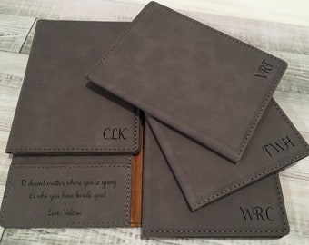 Bridesmaid Set Of 5, Personalized Passport Covers, Bridesmaid Passport Holder, Bridal Party Gifts, Wedding Party Gifts, Bridesmaid Gifts,