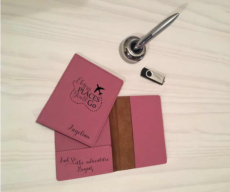 Wedding Gift His and Hers Personalized Passport Cover Holder Etsy