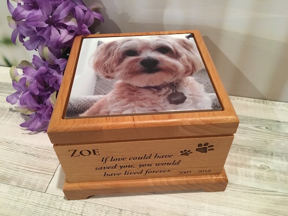 personalized dog urn