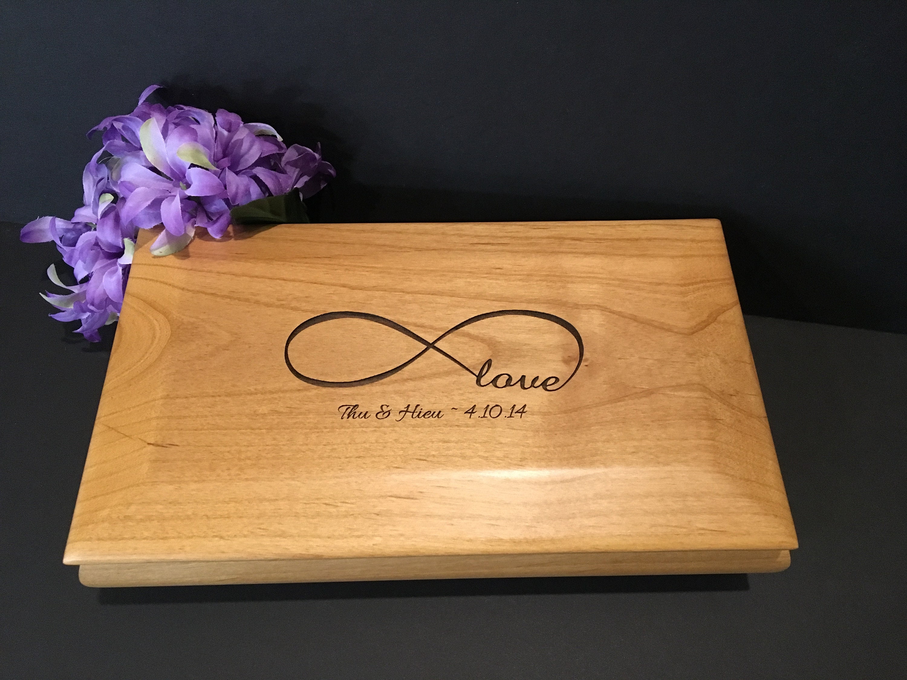 Personalized Wood Jewelry Box Wedding Gift Mothers Day Gift Etsy