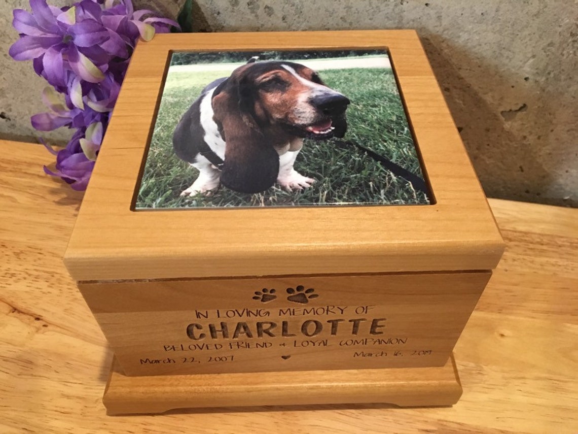 Pet Urns For Dogs Personalized Dog Memorial Urn Pet Urn Etsy