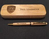 Professional Gift Personalized Wood Desktop Pen Set Engraved Corporate Promotional Gift Nurses Gifts Lawyer Gift Doctors Gift Boss Day Gift