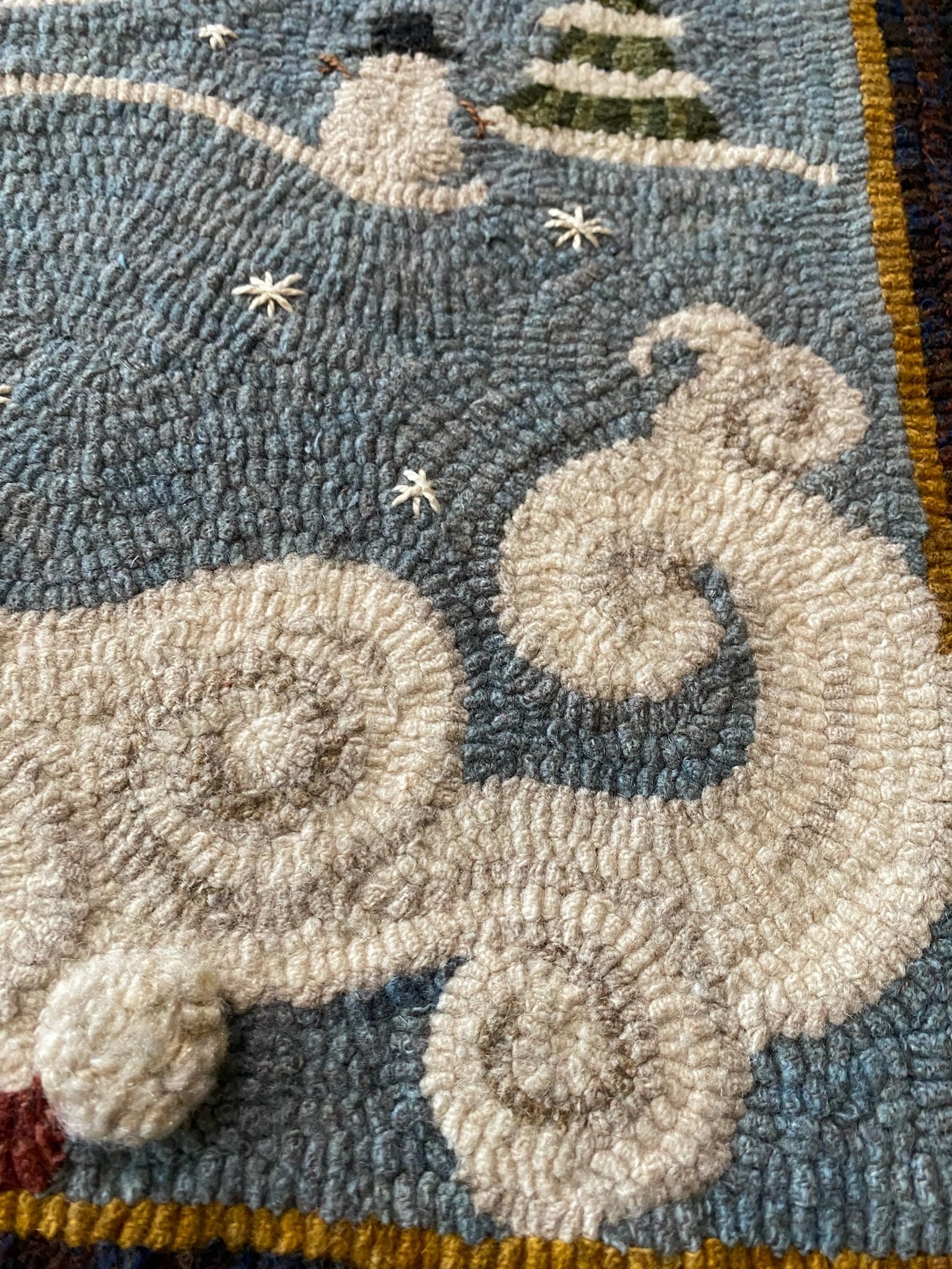 North Wind Ride Rug Hooking Pattern on Linen - Etsy
