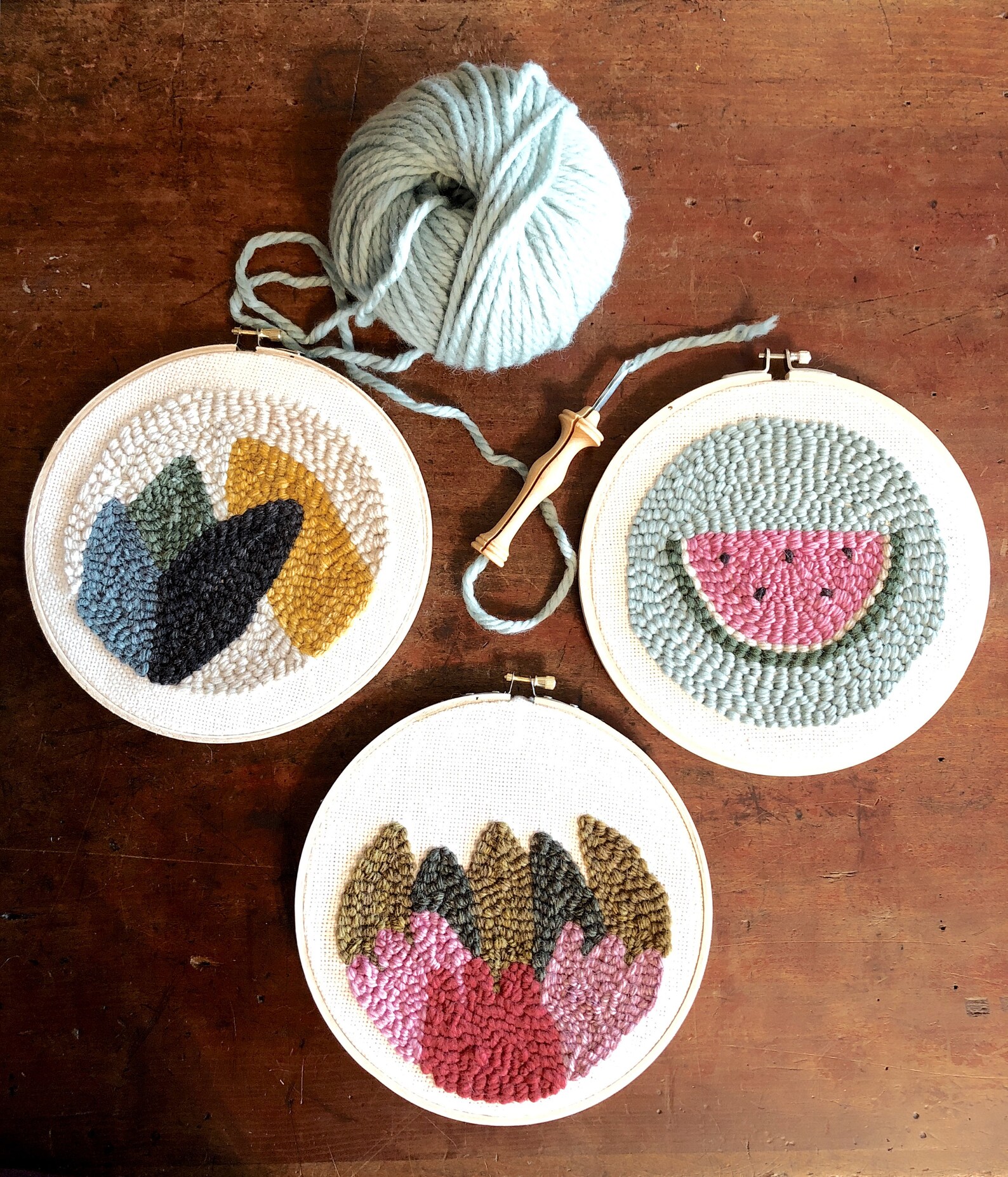 Waving Tulips Punch Needle Kit - Etsy