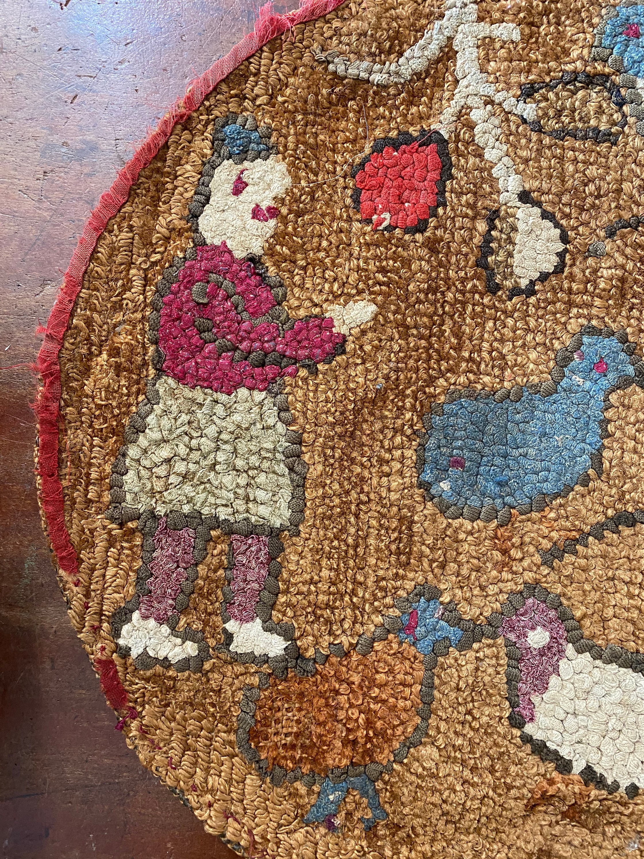 April’s Chickens Rug Hooking Pattern Drawn on Monk's Cloth or Linen - Etsy