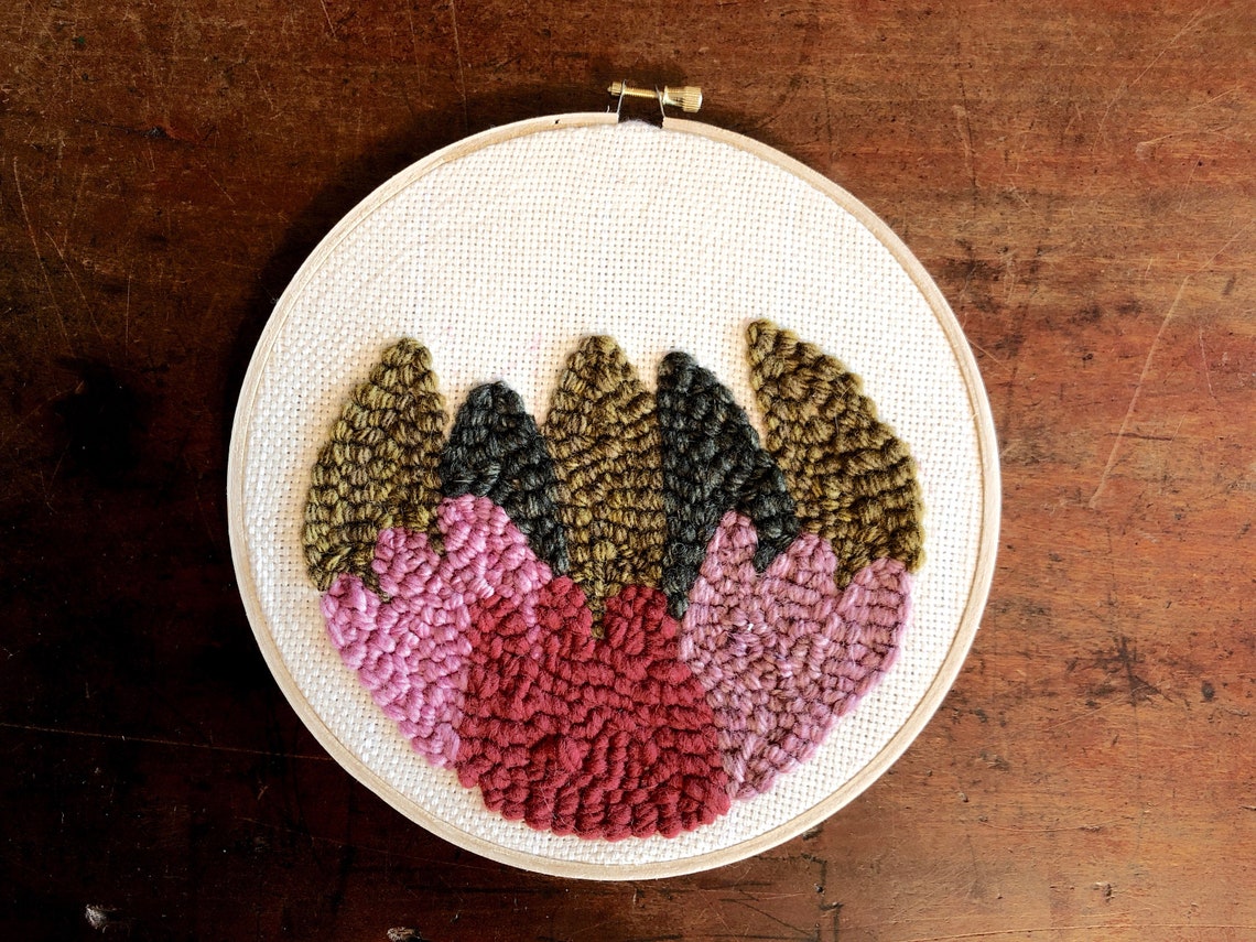 Waving Tulips Punch Needle Kit - Etsy