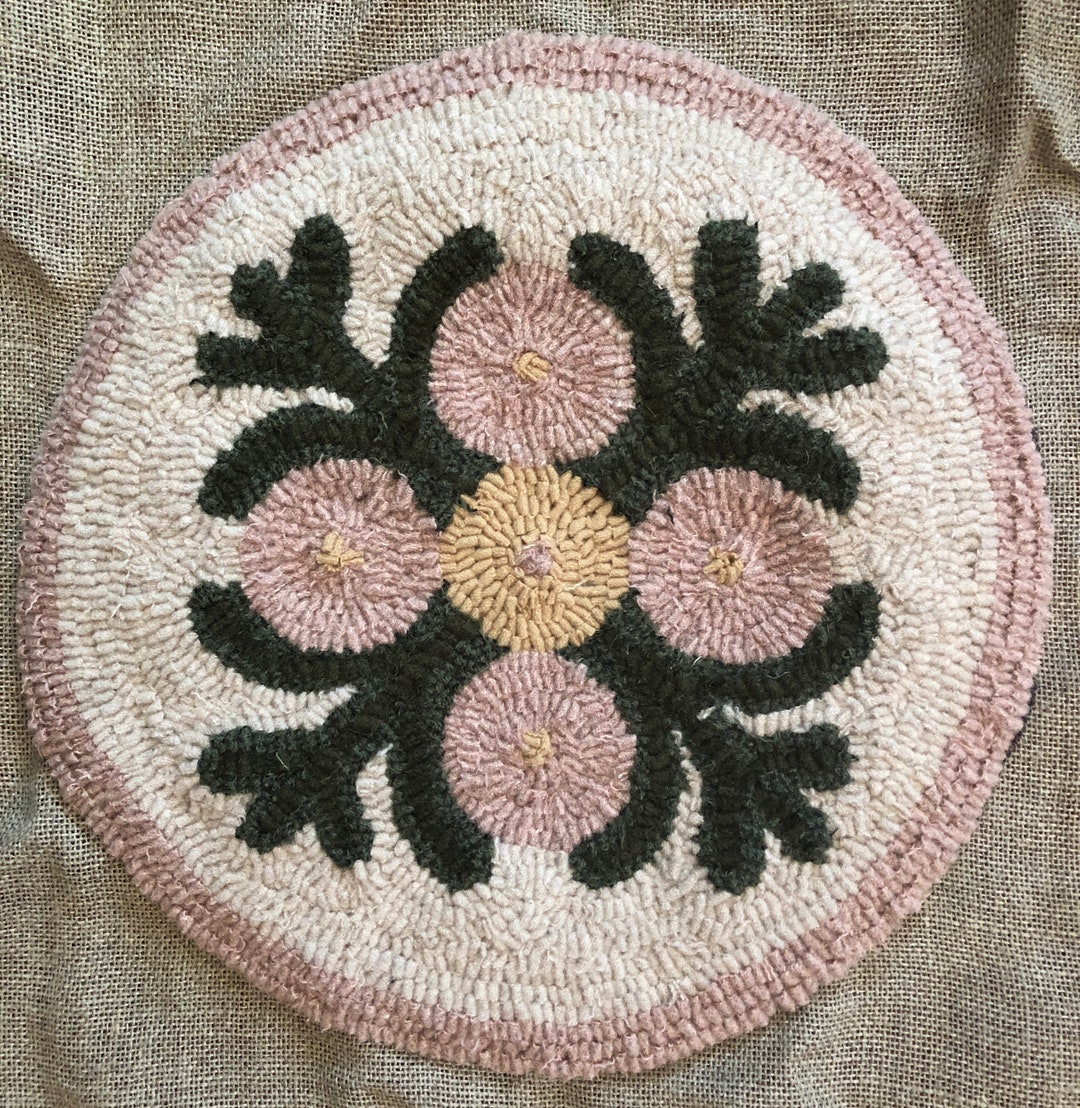 Vintage Flowers Rug Hooking Kit &/or Pattern - Etsy